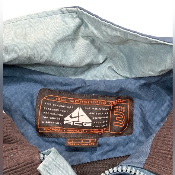 Vintage Y2K Nike ACG 3 Men’s Full Zip Winter Jacket Size L - Picture 4 of 11